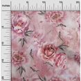 thumbnail image 2 of oneOone Cotton Poplin Pink Fabric Florals Sewing Material Print Fabric By The Yard 56 Inch Wide, 2 of 4