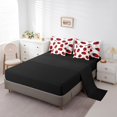 thumbnail image 3 of YST Cartoon Animal Twin Comforter Set - 7-Piece Cute Ladybug Bedding Set, Kawaii Wildlife, Twin Size, 3 of 4