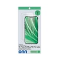 thumbnail image 2 of onn 2‑Pack Tempered Glass Screen Protectors for iPhone® 16 Plus / 15 Plus / 14 Pro Max, Standard Drop & Scratch Protection, Includes Easy Application Frame, 2 of 5