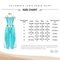 thumbnail image 5 of Hansber Enfants Filles Costumes de Princesse Arabe Déguisement Tenue de Fête Jasmine Cosplay Combinaisons Rouge 12, 5 of 5