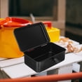 thumbnail image 3 of Minkissy Rust Resistance Small Hand Carry Toolbox Iron Black for Home Use 1Set, 3 of 6