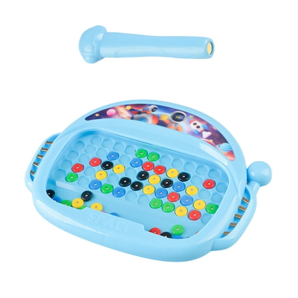 Wdhugt Blue Childrens Educational Magnetic Drawing Board With Stylus For Handwriting Practice And Creativity For Boys And Girls Plastic Drawing Toy Blue
