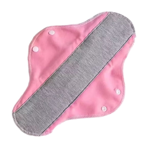 Linnome Serviettes Menstruelles Réutilisables Étanches aux Fuites Serviettes Imperméables Douces et Respirantes Doublures en Tissu Féminines avec Boutons Écoresponsables Lavables Serviettes de Période Ailes Ajustables pour Femmes Soins Féminins Quotidiens