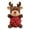 B, variant on Chew Toys Santa Reindeer Christmas Rope Toy Interactive Teething Chew for Small and Medium