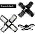 thumbnail image 4 of LSLJS LED Garage Lights, Deformable LED Garage Ceiling Lights with Adjustables Panels, LED Shop Lights for Garage Workshop Basement Support E27 Screw Socket, Folding Lamp, 4 of 8