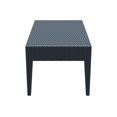 thumbnail image 3 of Table Basse Rectangulaire en Résine Miami Gris Foncé, 3 of 14