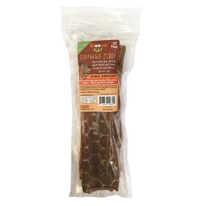 10 Pack 10-12 Inch Flat Esophagus Jerky in Zip Lock Bag with Color Sticker