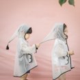 thumbnail image 3 of Imperméable Réutilisable Plus Épais Poncho de Pluie Veste Imperméable pour Enfants Garçon Fille, Transparent, m, 3 of 7