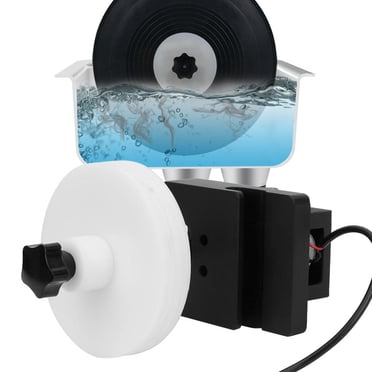 Ymiko Vinyl Record Cleaner Adjustable Power Record Cleaning Machine 100-240V US Plug,Disc Cleaner, Cleaning Tank
