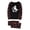 Men, variant on Family Halloween Pajamas for Family, Halloween Matching Family Pajamas, Glow Ghost Boo Halloween Pajamas Black Raglan Top Pumpkin Pattern Pants Long Sleeve Glowing Spooky Set for Trick Or Treat, M