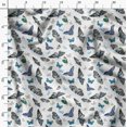 thumbnail image 3 of Soimoi Polyester Crepe Fabric Butterflies Butterfly Print Fabric by The Yard 42 Inch Wide, 3 of 3