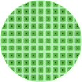 thumbnail image 1 of Ahgly Company Machine Washable Indoor Round Transitional Jade Green Area Rugs, 7' Round, 1 of 7