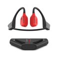 thumbnail image 1 of SUUNTO Wing Casque à Conduction Osseuse, Casque Sport Sans Fil Bluetooth avec Contrôle de Mouvement de la Tête, Micro HD Intégré, Résistant à la Transpiration IP67, Lumières de Sécurité, 10H d'Autonomie et 20H avec Support de Charge, Rouge, 1 of 5