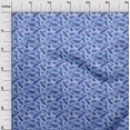 thumbnail image 3 of oneOone Cotton Cambric Medium Blue Fabric Autumn Craft Projects Decor Fabric Printed By The Yard 42 Inch Wide, 3 of 4