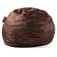 thumbnail image 1 of Big Joe Fuf Large Shredded Foam Beanbag Chair with Removable Cover, Cocoa, 1 of 8