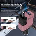 thumbnail image 2 of ZheElen Fast Car Charger Adapter With Dual Type-C Interfaces And Overcurrent Fast Charger Cable yellow, 2 of 6