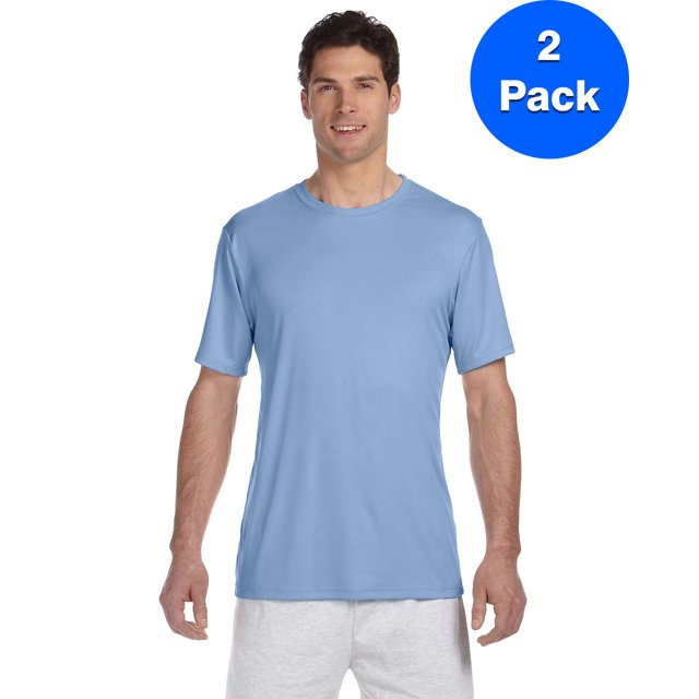 Hanes T-Shirt Homme Cool DRI avec FreshIQ - 4820 (Lot de 2)