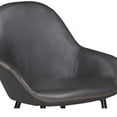 thumbnail image 5 of Fauteuil Ani, noir, rembourré, ensemble de 4, 5 of 5