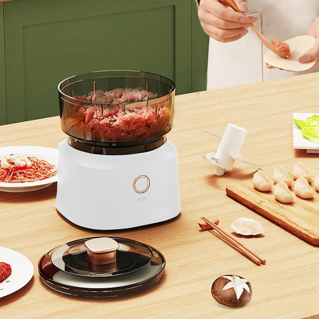 Meitianfacai Electric Garlic Chopper Portable Mini Food Processor Wireless Vegetable Masher With USB Charging Garlic Masher Mincer For Onions Meat Spices