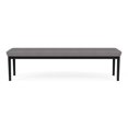 thumbnail image 4 of Lenox Steel Reception Waiting Room 3-Seat Bench / Black Steel / Light Gray, 4 of 5