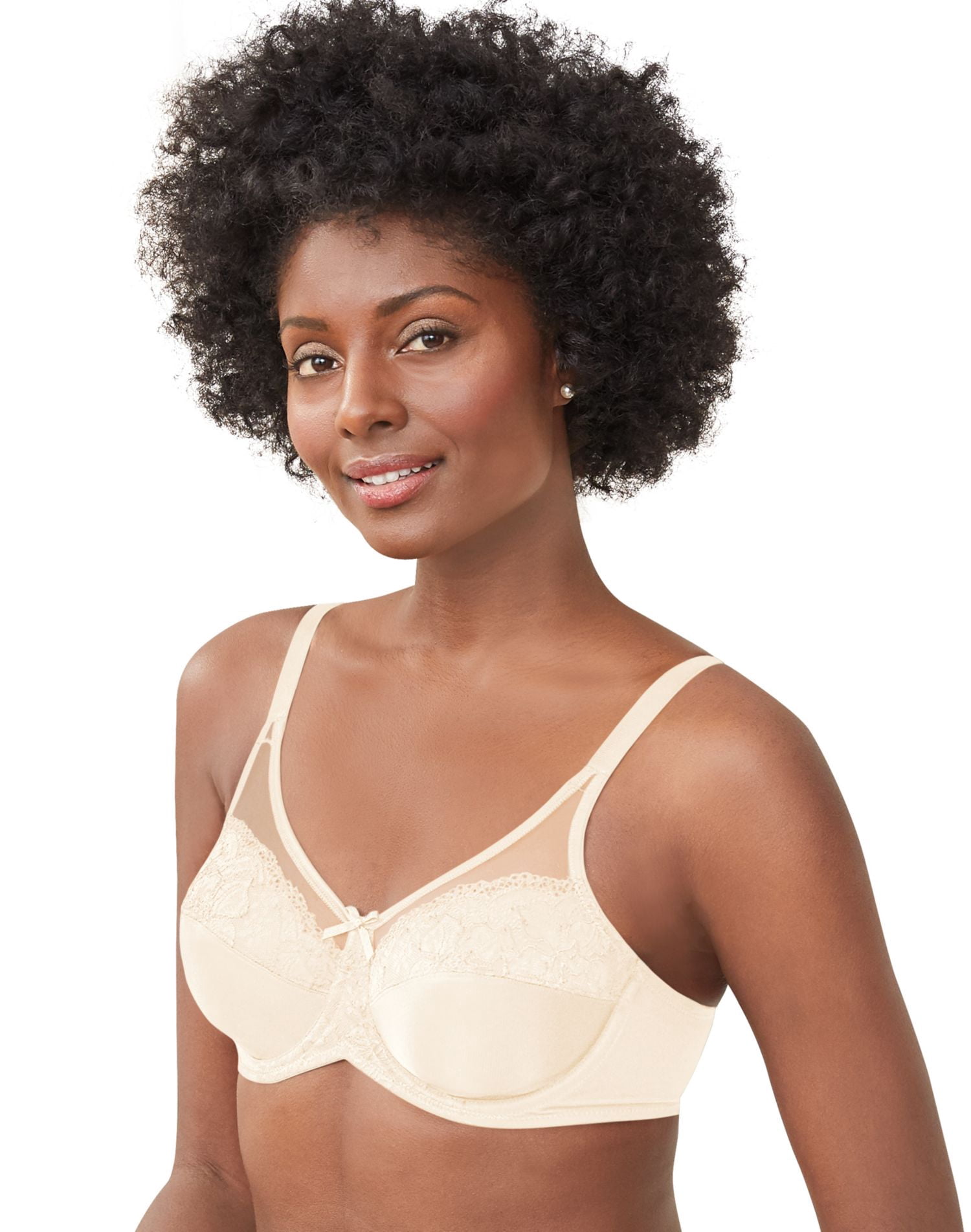 Lilyette by Bali Womens Ultimate Smoothing Minimizer Underwire Bra, 42D, 42D