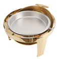 thumbnail image 1 of Ensemble de Buffets à Réchaud en Acier Inoxydable, Ensemble de Réchaud Rond de 6 L pour Traiteur avec Plateaux Alimentaires, Couvercle et Porte-Alcool, Réchauds Améliorés et Ensembles de Réchauds de Buffet pour Cuisine, Fête, Banquet, 1 of 8