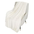 thumbnail image 1 of Couverture en peluche luxueuse HOMETRENDS, 1 of 3