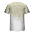 thumbnail image 4 of Qertyioot T-Shirts de Sport en Solde Hommes Col Rond Imprimé Pull Entraînement Physique T-Shirt, 4 of 5