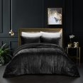 thumbnail image 1 of Grace Living Aashvi Crinkle Velvet 3pc Comforter Set - 2 Pillow Shams, 1 Comforter, 1 of 5