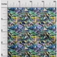 thumbnail image 2 of Tissu Polyester Pandexme Bleu Moyen Matériau de Couture Rétractable Imprimé Tissu par Yard 56 Pouces de Large, 2 of 4
