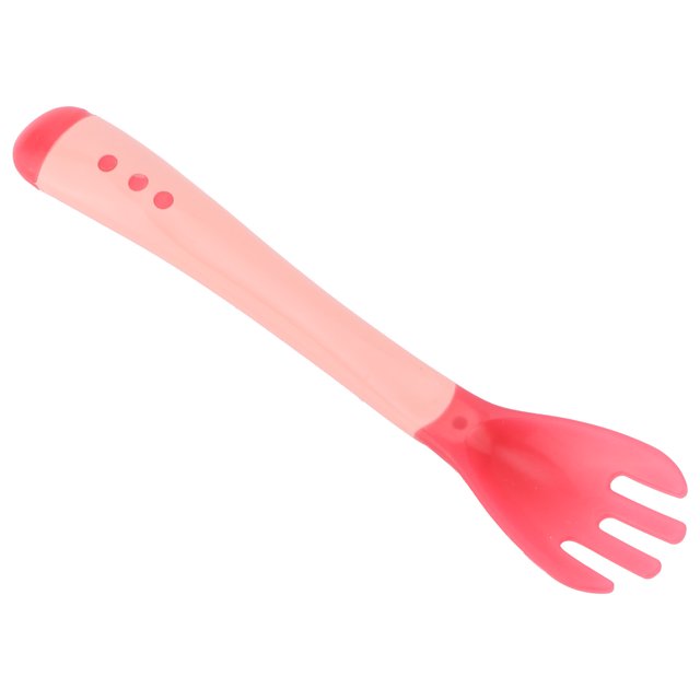 Fork And Spoon For Baby, BPA-Free Baby Utensils Set Pink For Above 4 Months Old Spoon,Fork