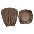 thumbnail image 4 of Rotating Chair Protector Office Chair Cover Protective Computer Desk Chair Cover coffee, 4 of 8