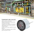 thumbnail image 3 of Oil Temperature Gauge, Car Fuel Temperature Gauge High Accuracy 12V 2in Panel Hole Diameter  For Generator, 3 of 8