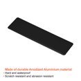 thumbnail image 3 of Unique Bargains 3'x1' Metal Name Plate Anodized Aluminium Self Adhesive Sign Tag Black 20 Pack, 3 of 6