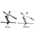 thumbnail image 2 of Aluminum Alloy Laptop Stand with Rotatable & Adjustable Height, Foldable X-Shaped Design for Enhanced Cooling, Supports Laptops/Tablets Up to 16 Inches and 22lb, Lightweight Portable Desktop Riser -, 2 of 6