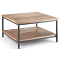 thumbnail image 1 of Pemberly Row Industrial Mango Wood 34" Square Coffee Table in Natural, 1 of 9