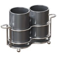 thumbnail image 2 of Fridja Clearance Kitchen Countertop Tool Stand Knife and Spoon Drying Rack Hygienic Kitchen Tool Caddy Stainless Steel Cutlery organizer, 2 of 6