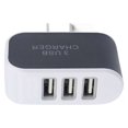 thumbnail image 1 of Universal Candy Color 3 USB Multi-Port Wall wall charger Charger US Plug Wall Adapter Cube Block AC 110-220V 5V, 1 of 1