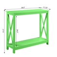 thumbnail image 4 of Pemberly Row Table Console avec Tablette, Fini Bois Vert Lime, 4 of 5