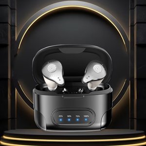 Birdeem Speakers Bluetooth Wireless, Wireless Earplugs Bluetooth 5.3 In-Ear Bluetooth Headset Ipx3 Waterproofing Grade Intelligent Noise Reduction Led Power Display Charging Case
