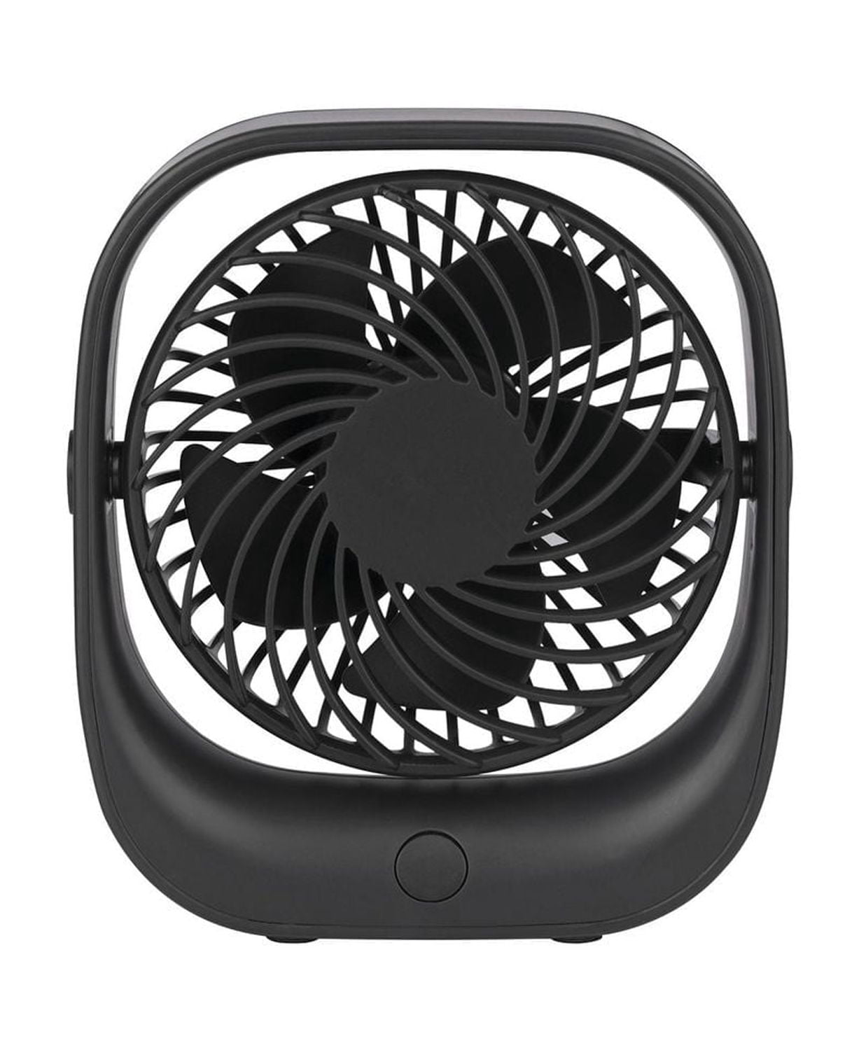 Ventilateur de table portatif USB rechargeable personnel de Mainstays en noir