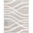 thumbnail image 3 of SAFAVIEH Adirondack Collection ADR125B Modern Wave Distressed Non-Shedding Living Room Bedroom Dining Home Office Area Rug, 9' x 12', Grey / Cream, 3 of 4