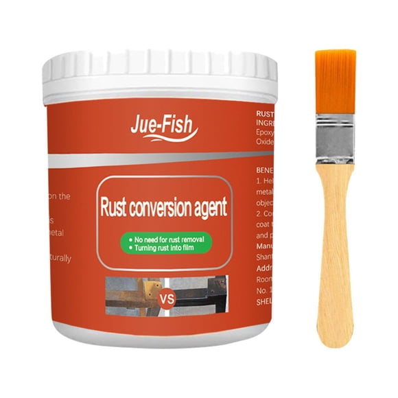 Dvkptbk Rust Converter for Metal Rust Remover for Metal Rust Paint for Metal with Brush 10.7 Rust Converter for Metal Car Steel