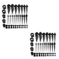 thumbnail image 1 of Transemion 36 Pieces Ear Gauges Stretching Kit Expanders 14G-00G Plugs Black 36 Pcs 2Set, 1 of 6