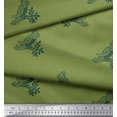 thumbnail image 3 of Soimoi Georgette Viscose Fabric Bird Block Decor Fabric Printed Yard 42 Inch Wide, 3 of 3