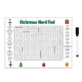 thumbnail image 1 of TIELUTT Xmas Word Search Poster Family Word Search Wall Game Interesting Interactive Experience for Mat for Crawling Children's Games Children's Carpet Pacifier Months Children's Enclosure, 1 of 8