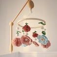 thumbnail image 5 of The Peanutshell Wildflower Baby Musical Wooden Crib Mobile, 5 of 5