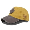 thumbnail image 2 of MIASHUI Canada Washable Baseball Hat Classic Adjustable Cap for Men Women,Coffee,One Size, 2 of 9