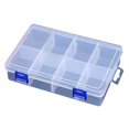 thumbnail image 2 of Rectangular Transparent Parts Box Screw Jewelry Plastic Container Home Supply, 2 of 8