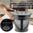 thumbnail image 3 of Binwennn Filtre Cuisine Passoire Triangulaire Filtre Réutilisable Tasse à Café Servir Cafetière Rechargeable Filtres à Café, 3 of 7